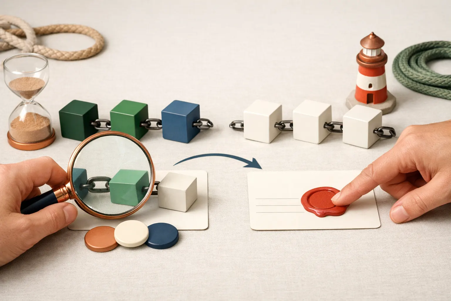 기업형 블록체인: 퍼블릭 신뢰와 운영 유연성 사이 실습 시각 자료