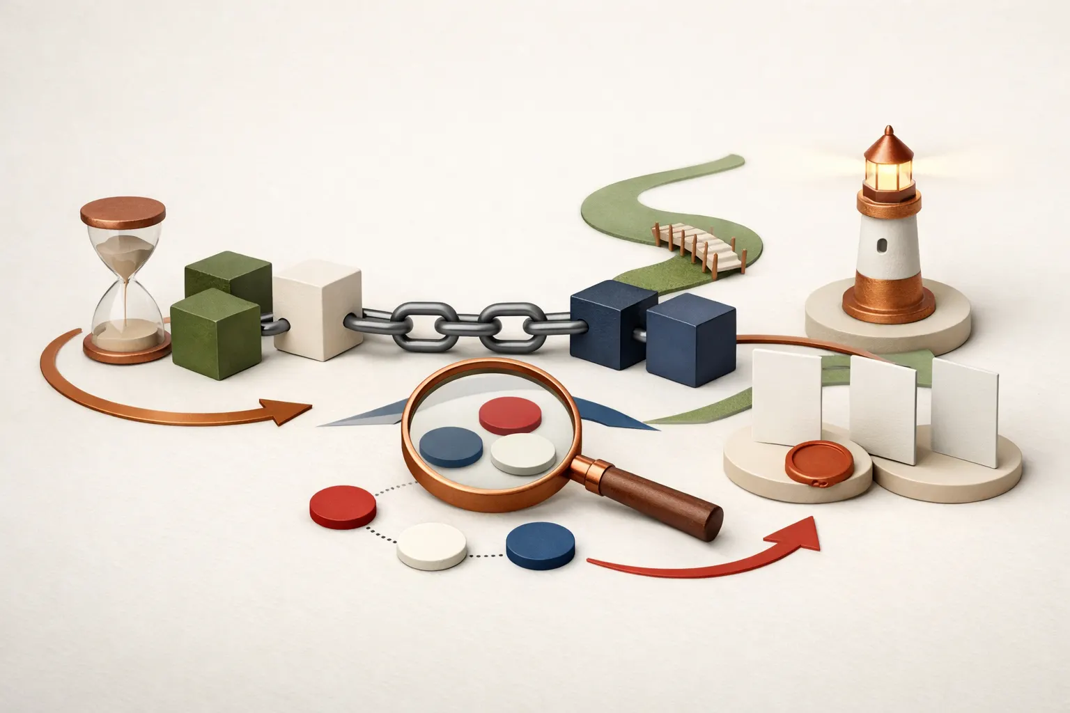 RWA와 멀티체인 관찰: 장부가 현실 신뢰를 흡수하는 방식 흐름 시각 자료